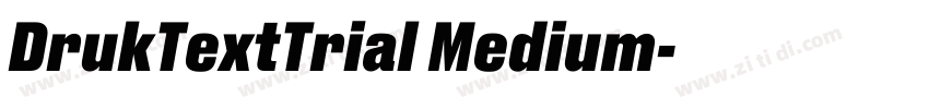 DrukTextTrial Medium字体转换